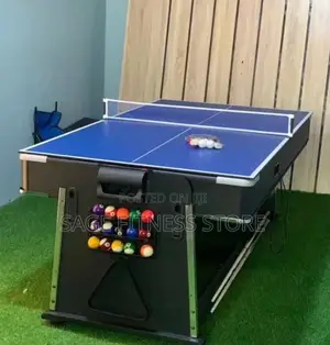 7FT 3 in 1 REVOLVER(GAME)TABLE (Air Hockey, Tennis, Snooker)