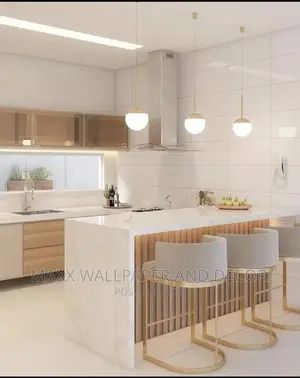 Fluted Wallpanels Can Be Used in Kitchen's Beautification