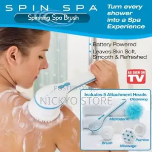 Electric Bath Spin Spa Body Brush