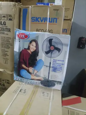 Adjustable OX 18 Inches Nonrechargeable Standing Fan