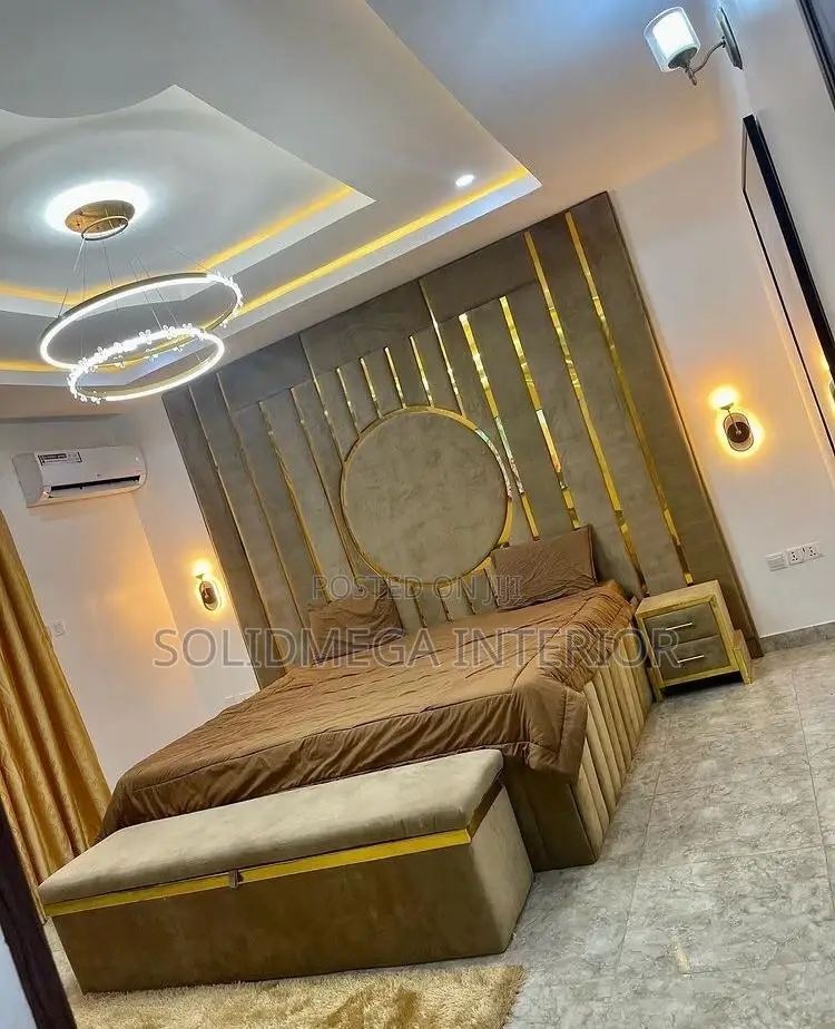 Solid Interior Full Wall Bedframe
