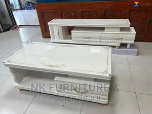 White Tv Stand With Center Table