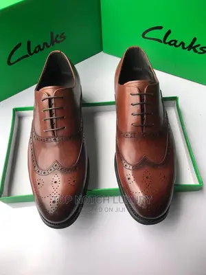 Clark Men Luxury Designer Shoe (Brogue Shoe