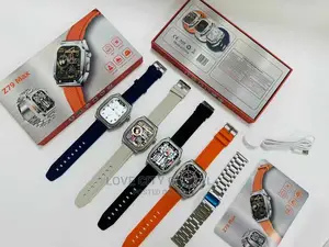 Z79 Max Ultra Watch Hdscreen NFC Bt Calls GPS With 2 Straps