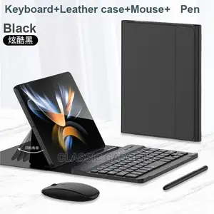 Keyboard With Pen and Mouse for Galaxy Fold 5,4,3 and 2