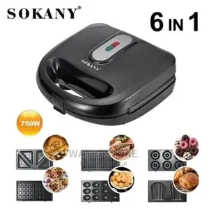 Sokany 6 in 1 Sandwich Maker
