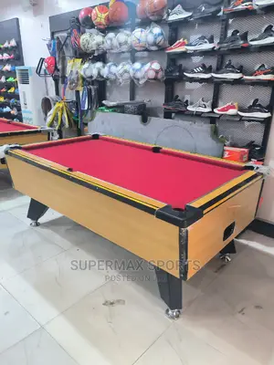 7ft Red HDF Coin Snooker