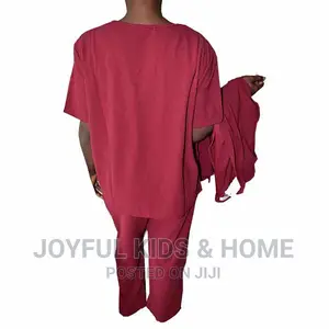 Ladies 3⁄4 Three Pieces Suit - Wine,Green and Multi