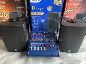 Professional Yamaha Hanging Speakers With Yamaha Amplifier