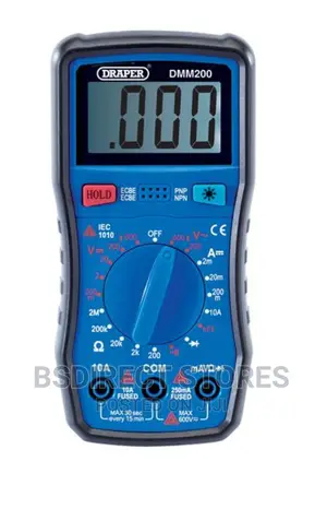 Draper 200 Series Manual Ranging Digital Multimeter, 600v