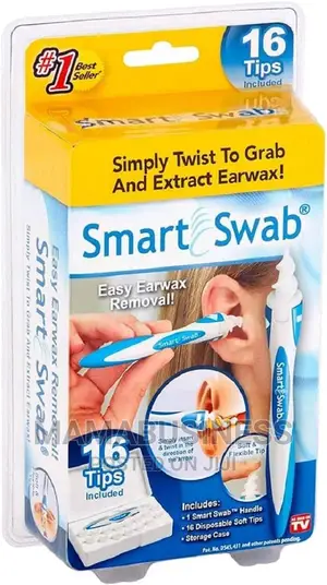 Smart Swab Ear Cleaner With Reusable 16 Tips