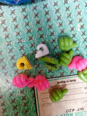 10 Pack Thump-up Design Adhesive Cord Holders Key Holders