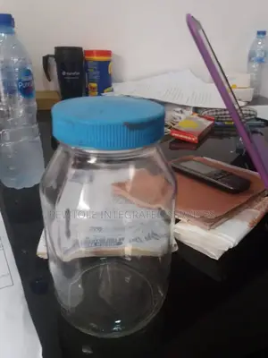 Clear Glass Lab Bottle