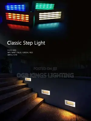 Classic Step Light Led Floodlight Indoor/Outdoor Waterproof