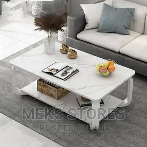 Center Table Marble Like Finishing