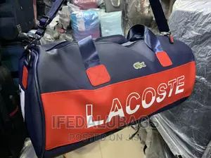 Quality Lacoste Duffel Travel Bag