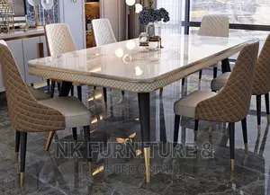 Modern Marble Top Dining Table