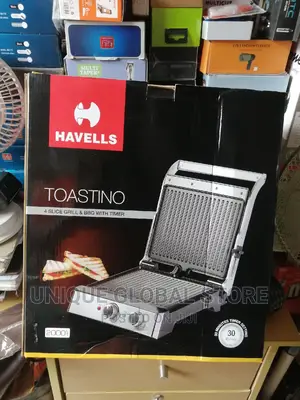 Havellstoastino Grill and BBQ With Timer Sandwich Toaster