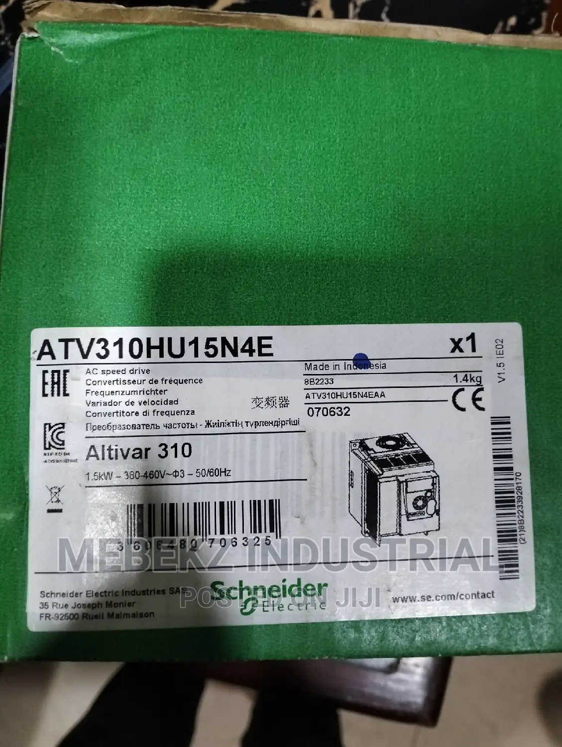 Schneider Variable Frequency Drive 1.5kw 3phase