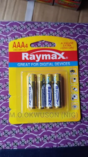 AAA Raymax Alkaline Batteries