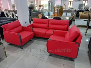 High Quality 5 Seaters Living Room Leather Fabric Sofa Chair