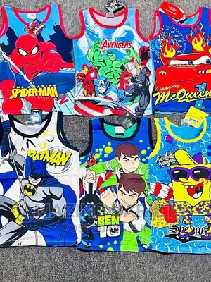 Cartoon Character Children Singlet Top