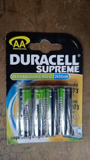 Aa Duracell Supreme Rechargeable Batteries
