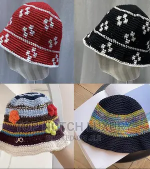 Unisex Cozy Crochet Hats Top Quality*