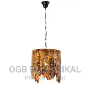 Wooden Art Pendant Lamp