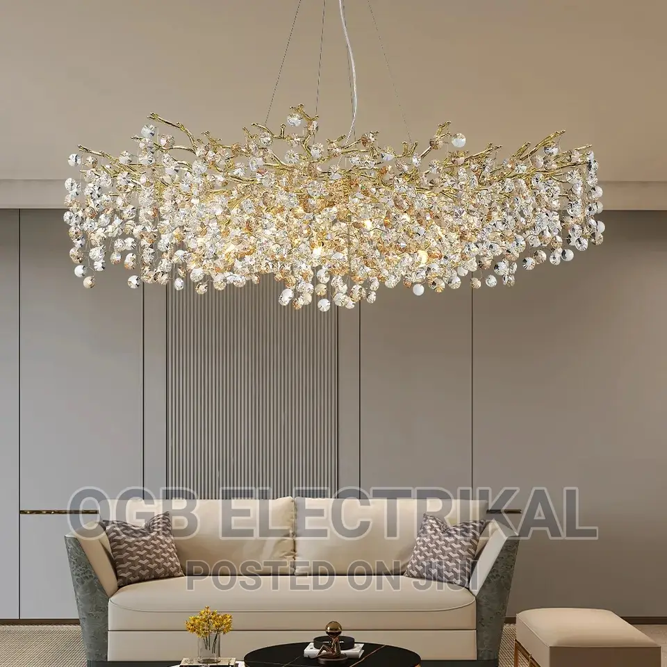 Sun Crystal Ceiling Chandelier