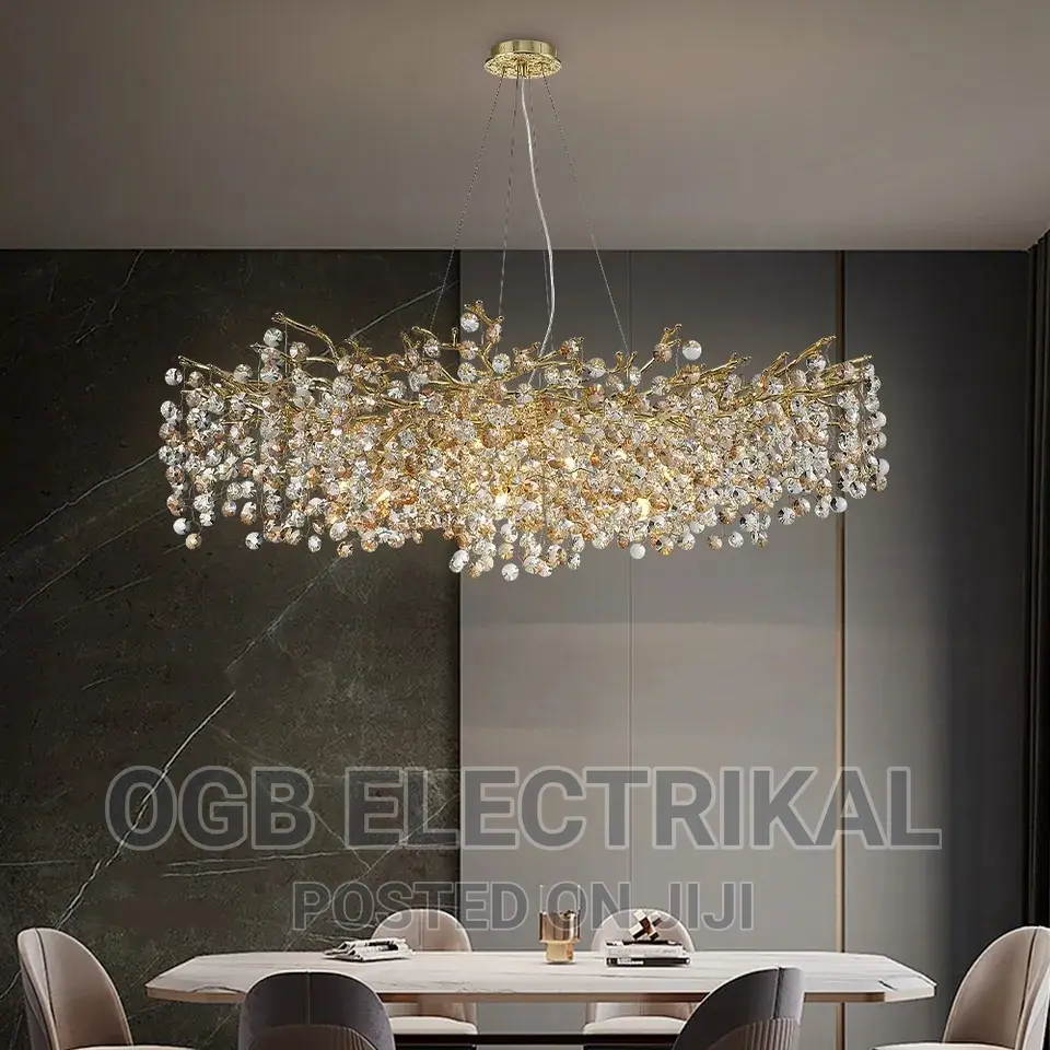 Sun Crystal Ceiling Chandelier