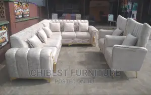 Turkish L-Shaped Padded Chair With Two Single Seaters