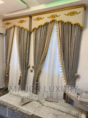 Turkish Design Curtains With Antic Board and Frames