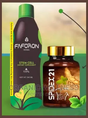 Faforon and Spidex21 Good Combination to Boost Men Immune