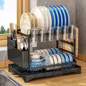 Kitchen Bowl Rack Drain Dish Rack Draining Storage Bowl
