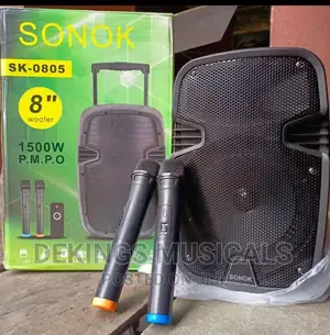 Sonok 8 Inches Rechargeable Pa System Karaoke
