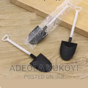100pcspack of Plastic Disposable Mini Ice Cream Shovel Spoon