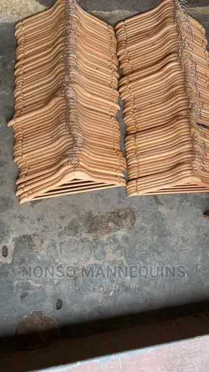 Clean Sets of Imported Wooden Clothes Hangers