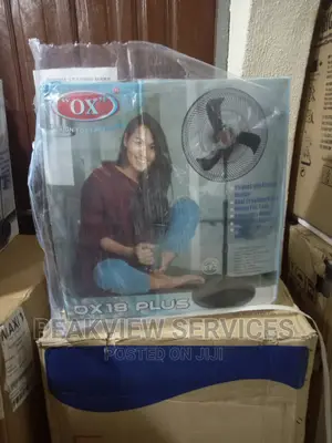 Top Selling Black Ox-18'' Inches Non Rechargable Fan