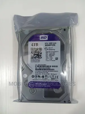 4tb Wd Surveillance Sata 3.5" Desktop Internal Hard Drive