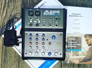 Alesis Multimix 4 USB FX | 4 Channel Compact Studio Mixer