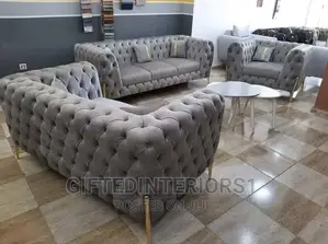 7 Seaters All Body Tufted English Sofa (1set)