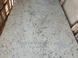 Indian High Quality Colonial White and Gold Granite Slab