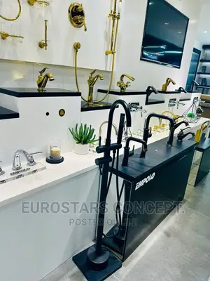 Black Standing Tap for Bath Tub