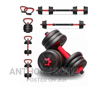 30kg Multi-Purpose Pair of Adjustable Plastic Dumbbell