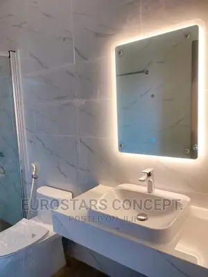 Square Sensor Mirror With Lights