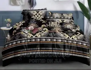 Romantic Duvet, Bedsheet With 4 Pillow Cases