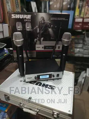 Original Professional Shure Wireless Mic 2in1 Uk22