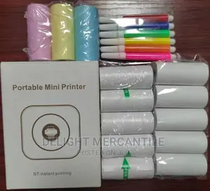 Portable Mini Printer With Accessories
