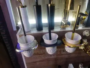 Hanging Gold Toilet Brush